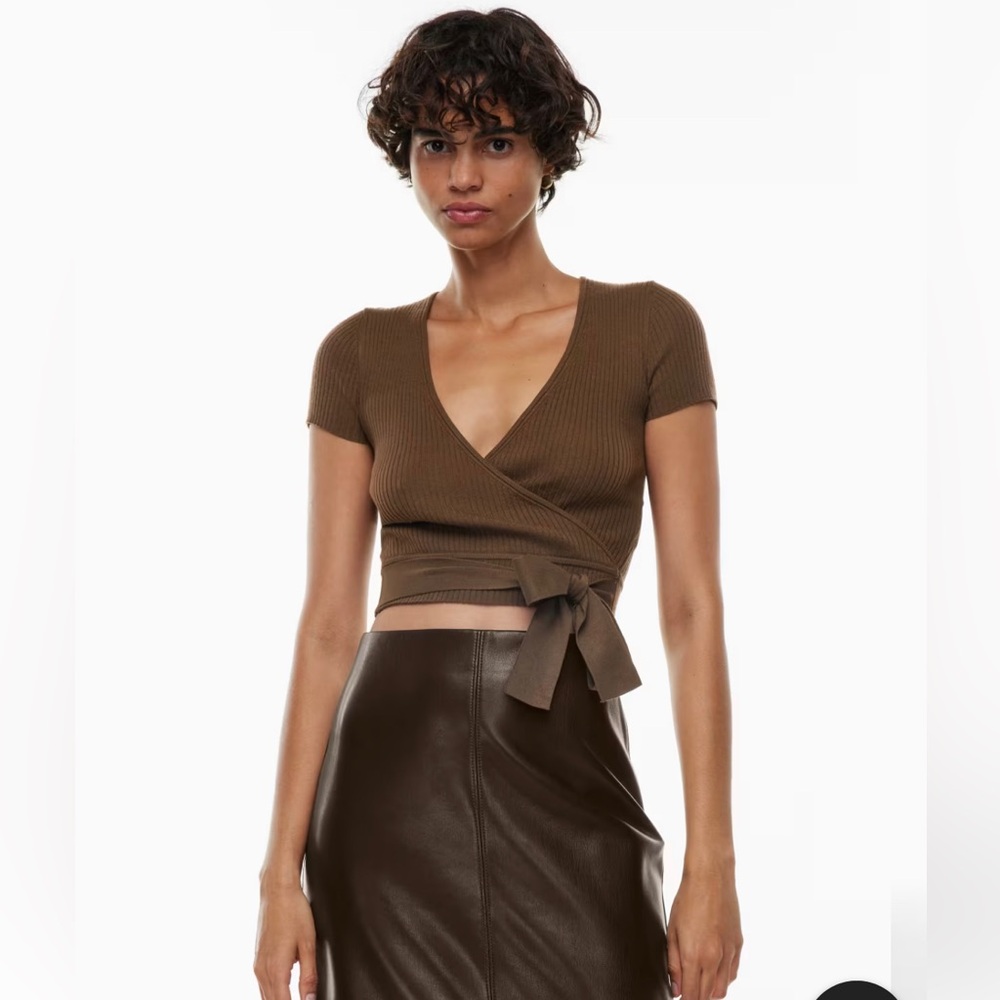 NWT - Wilfred Aritzia wrap sweater , 2XS